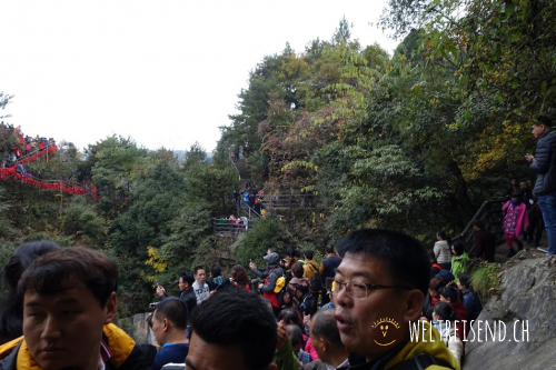 Massentourismus im Zhangjiajie National Park